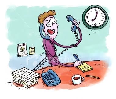 When you're phone won't stop ringing...
