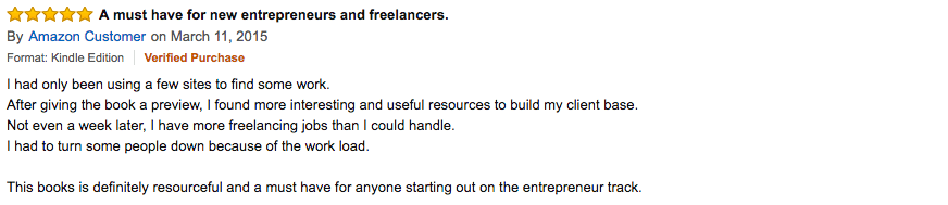 Review on Amazon