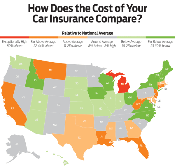Average Car Insurance California 44billionlater Car Insurance California Average Cost 44billionlater