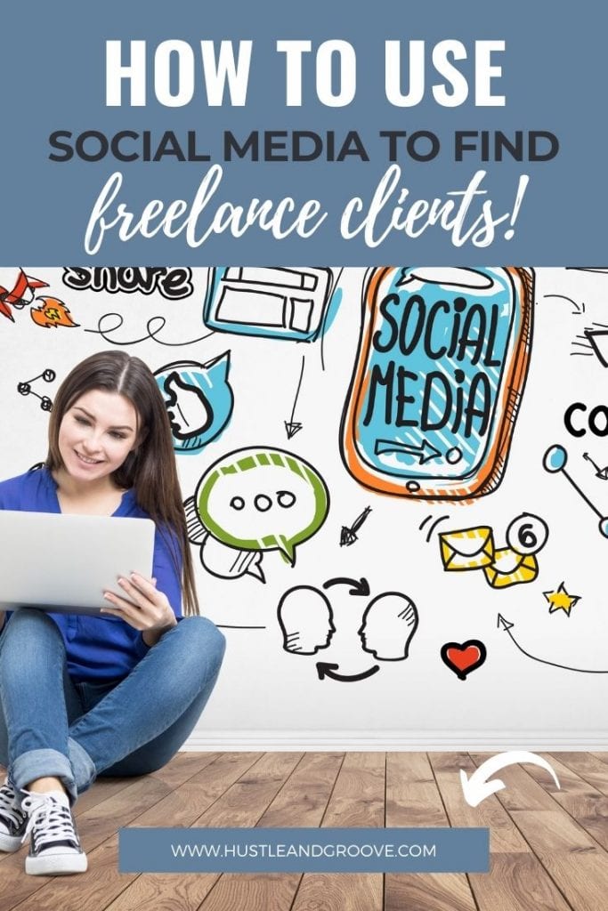 Use social media to find freelance clients