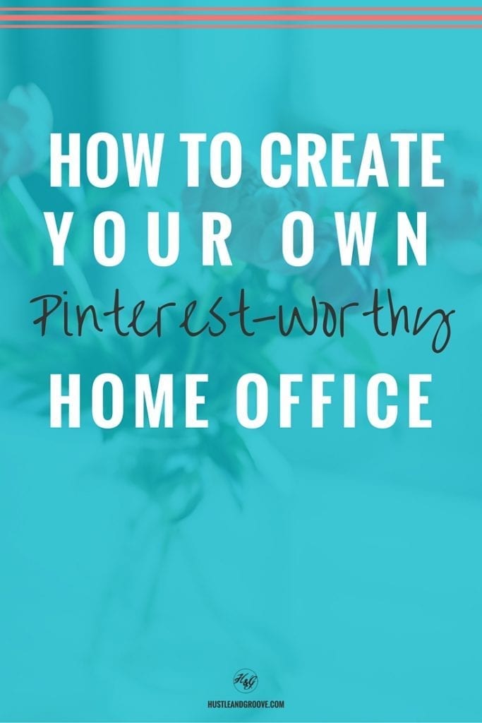 How to create your own home office retreat using Pinterest! Click through to read the full details.