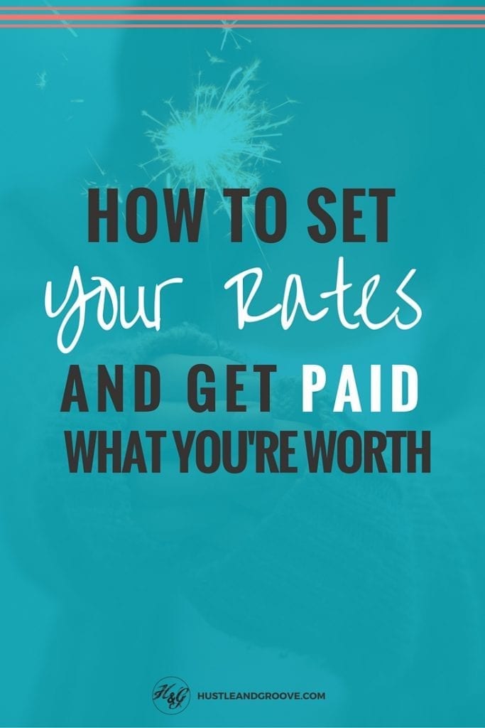 How to set your rates and get paid what you're worth as a new creative entrepreneur. Click through to learn how.