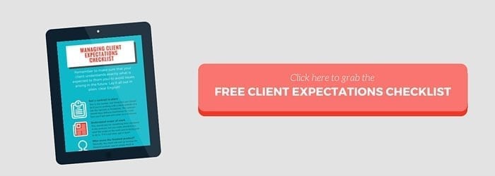 Grab the managing client expectations checklist here!