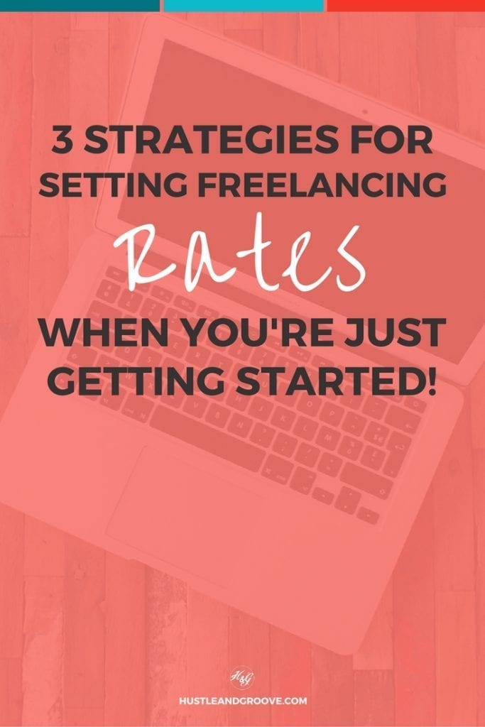 Strategies for setting freelancing rates when you're just getting started. Rate formula included. Click through to learn more.