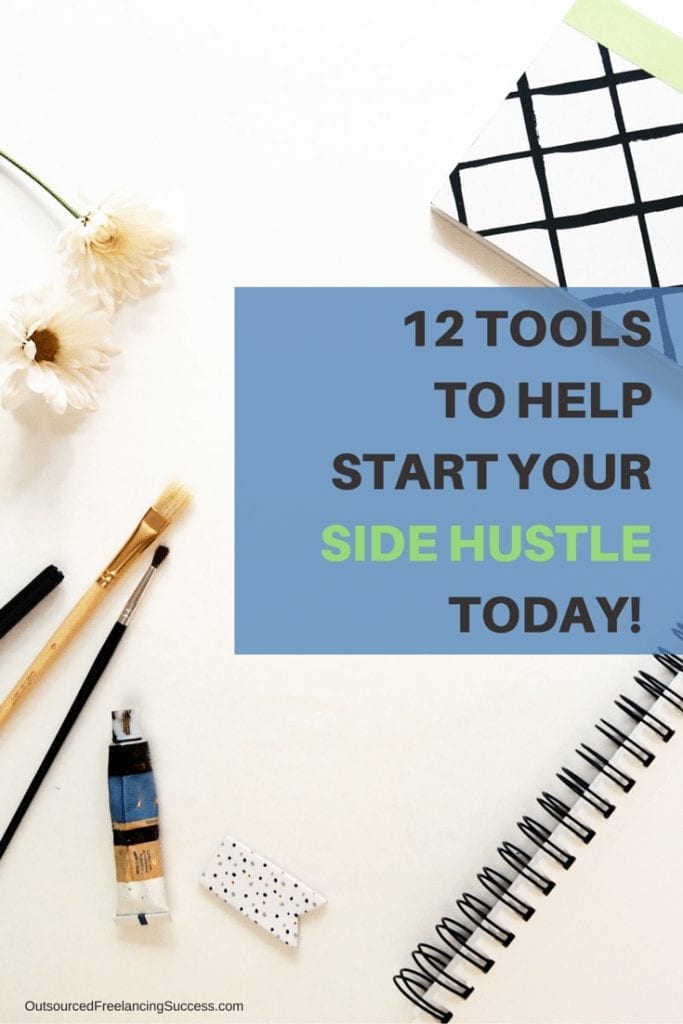 Start your side hustle business today with these 12 tools! Learn more at www.hustleandgroove.com