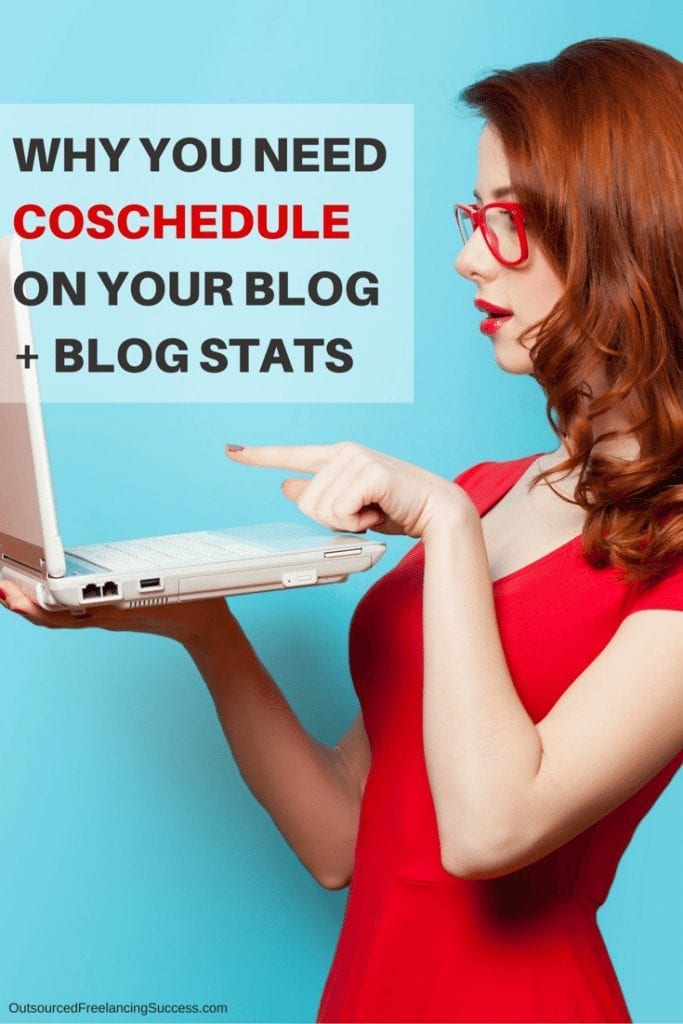 Why you need CoSchedule on your blog plus blog stats on using it. #blogging #contentmarketing #sidehustle