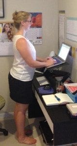 How I use a standing desk with my laptop