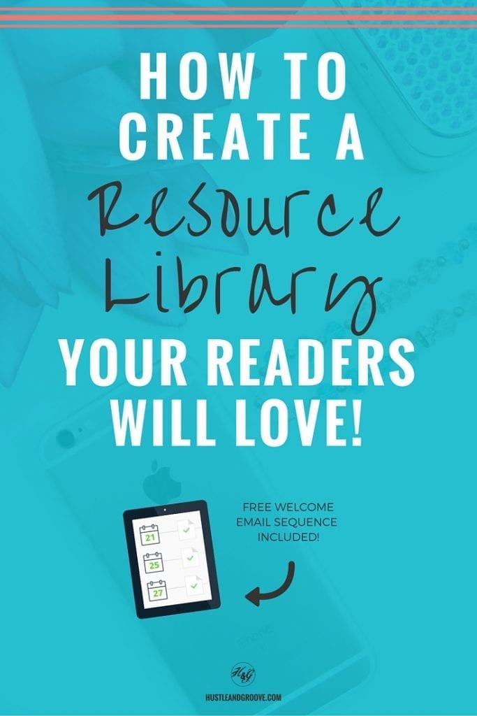 Create a resource library for your blog or online business + what to include. Learn how to set it up and create your lead magnets in Canva. Click through to read more.