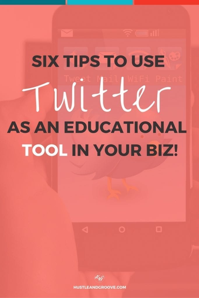 Learn how to use Twitter to educate your readers or during a live workshop. Click through to get the full details!