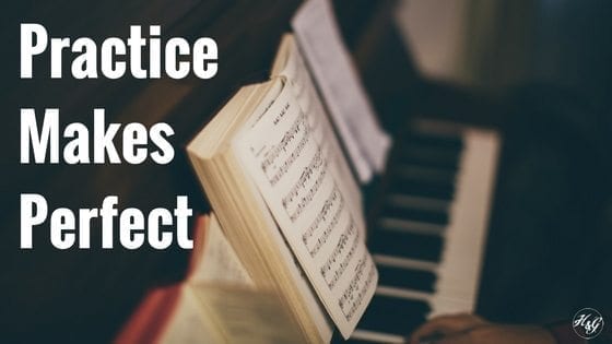 Avoid writer's block by practicing!