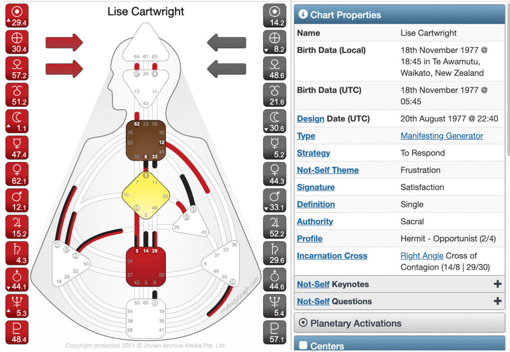 Human Design Chart