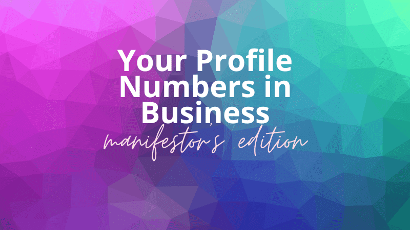 Your Profile Numbers in Business