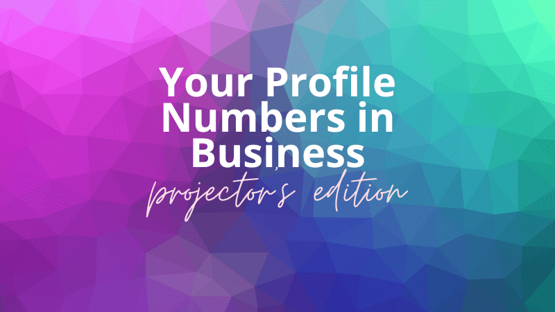 Your Profile Numbers in Business